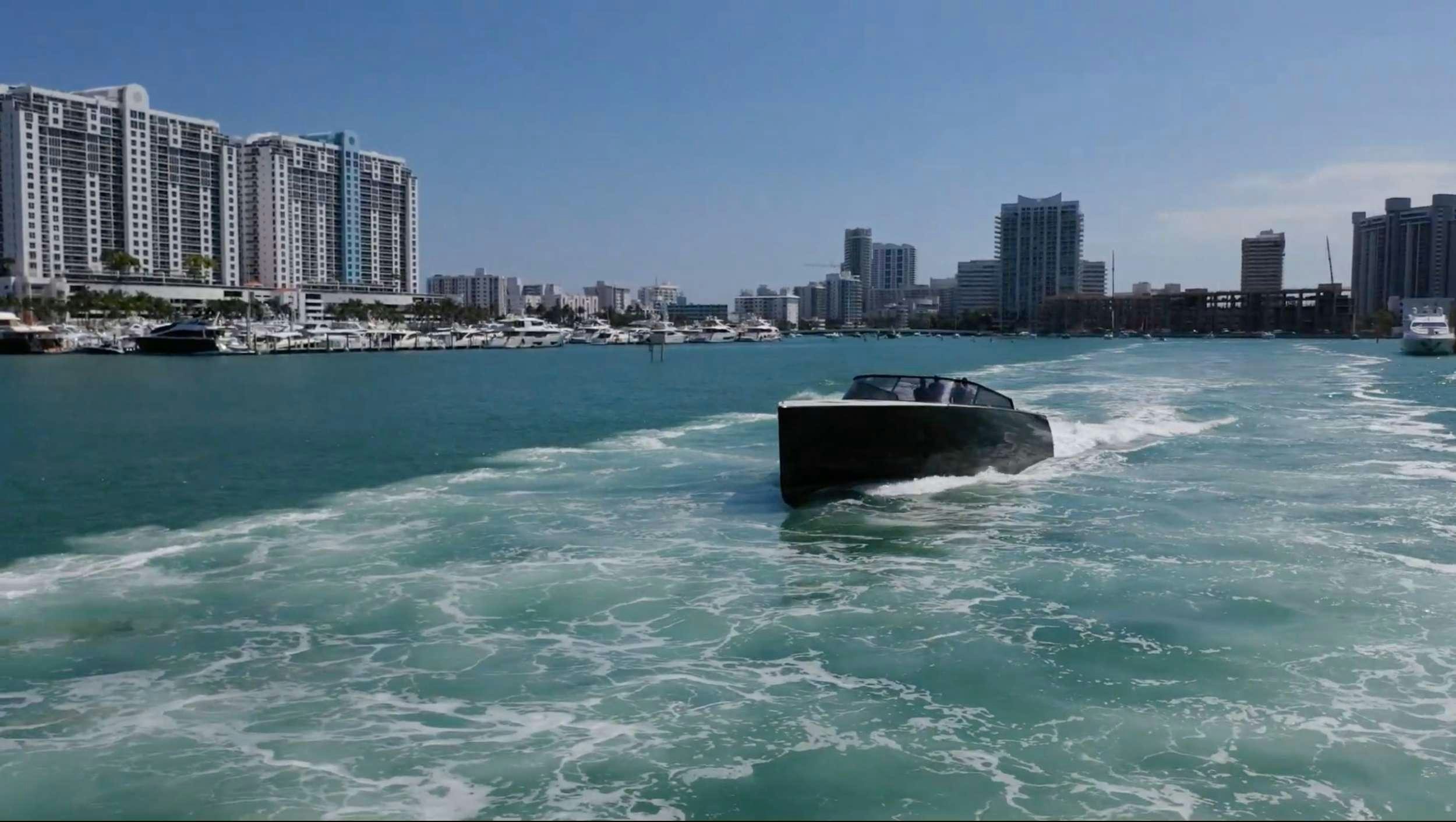 a boat on the water aboard BIG BANG Yacht for Charter