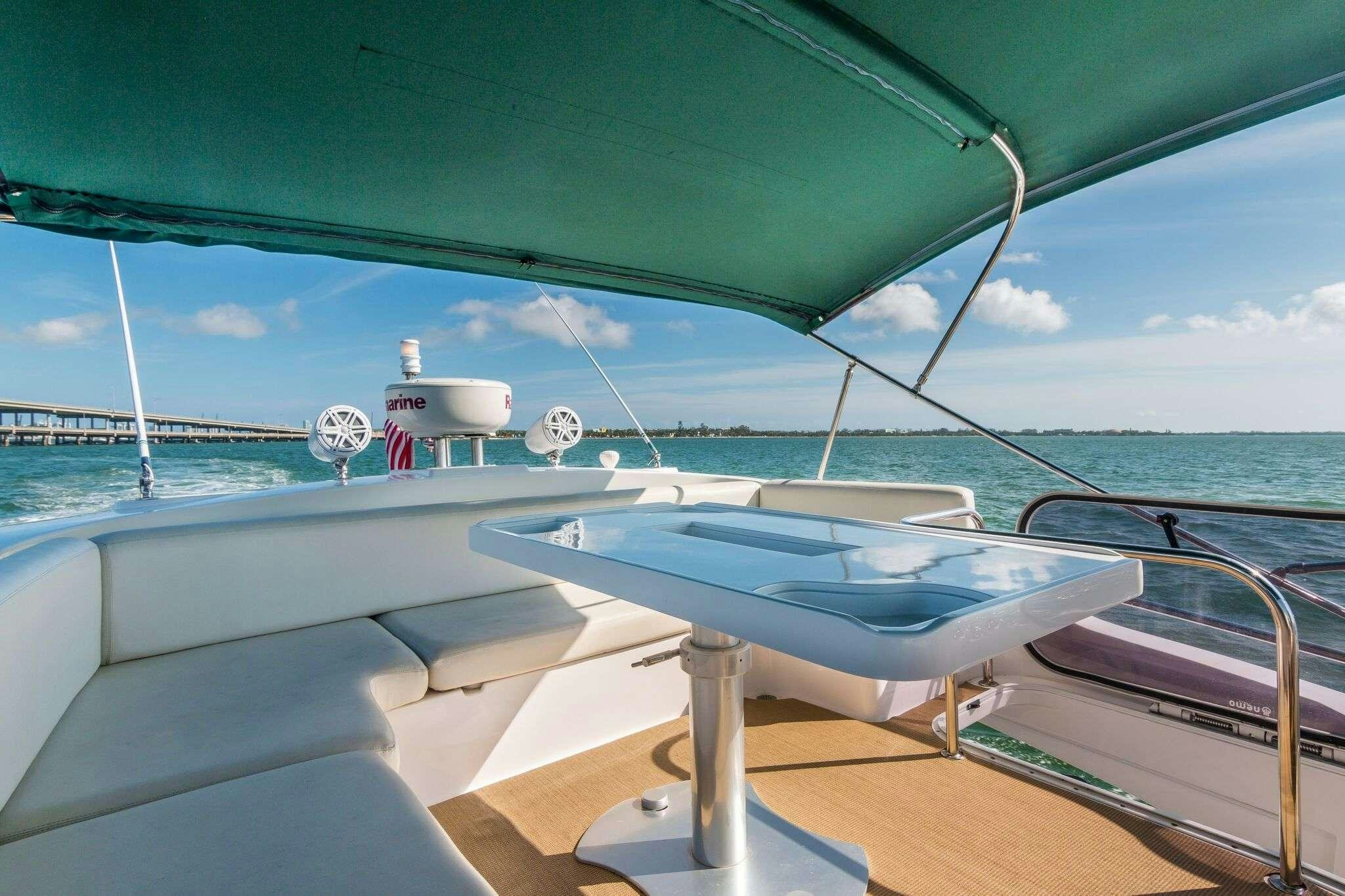 a boat on the water aboard TINA Yacht for Charter