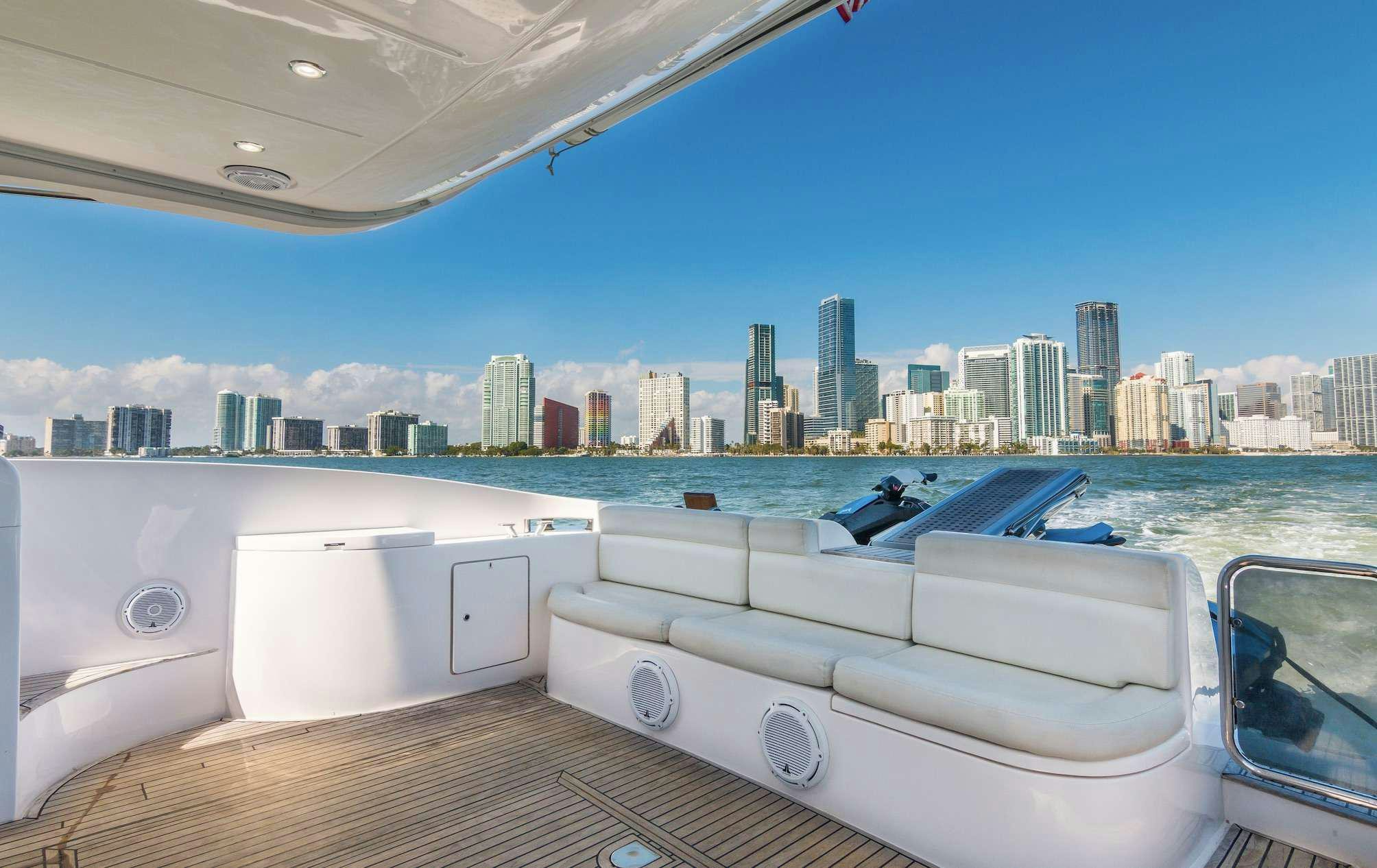 a boat on a body of water aboard TINA Yacht for Charter