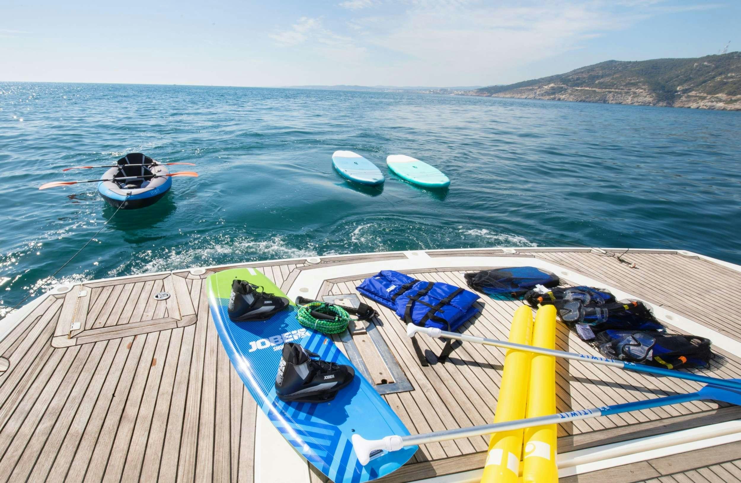 boats on the water aboard MEDITERRANI IV Yacht for Charter