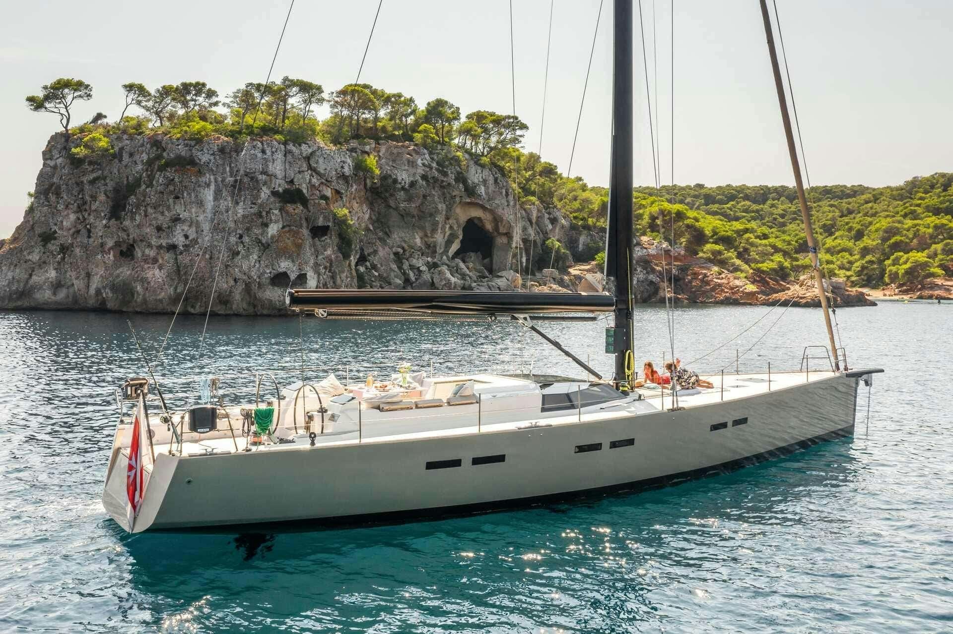 a boat on the water aboard MIYABI Yacht for Charter