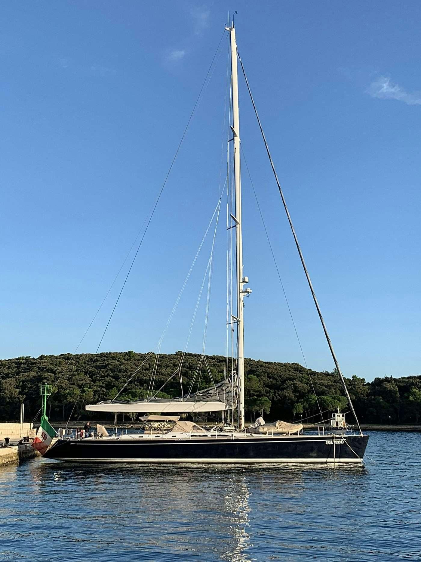 a sailboat on the water aboard SOUTHERN STAR Yacht for Charter