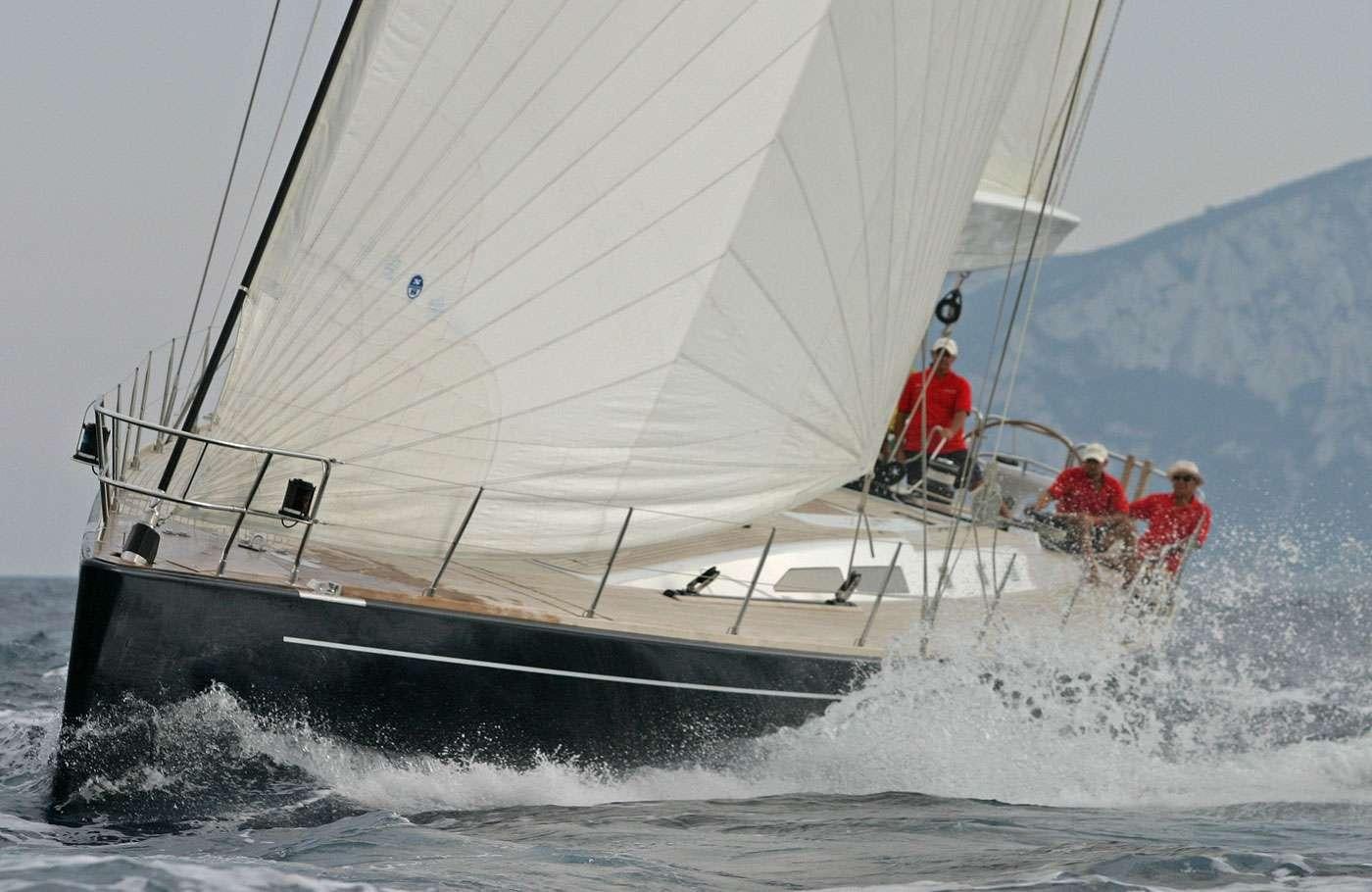 a group of people sailing on a boat aboard SOUTHERN STAR Yacht for Charter