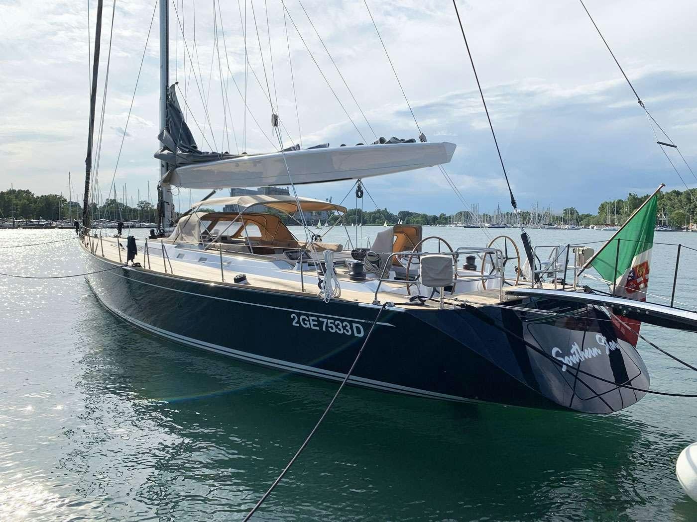 a boat on the water aboard SOUTHERN STAR Yacht for Charter