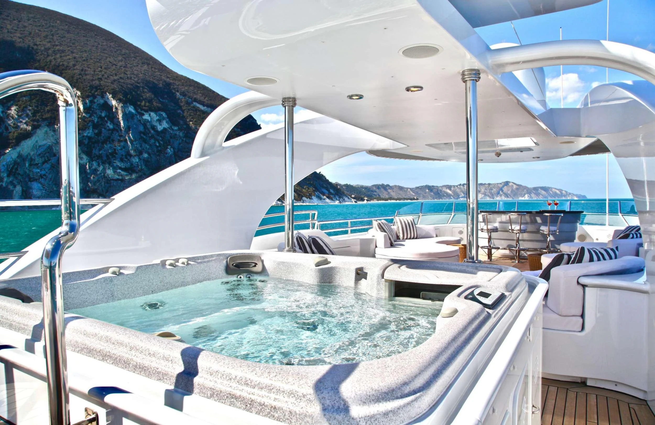 a boat on the water aboard ALALYA Yacht for Charter
