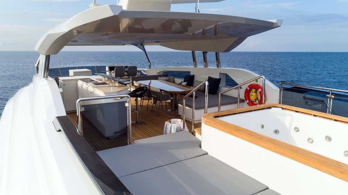 a boat on the water aboard LADY CAROLINE Yacht for Charter