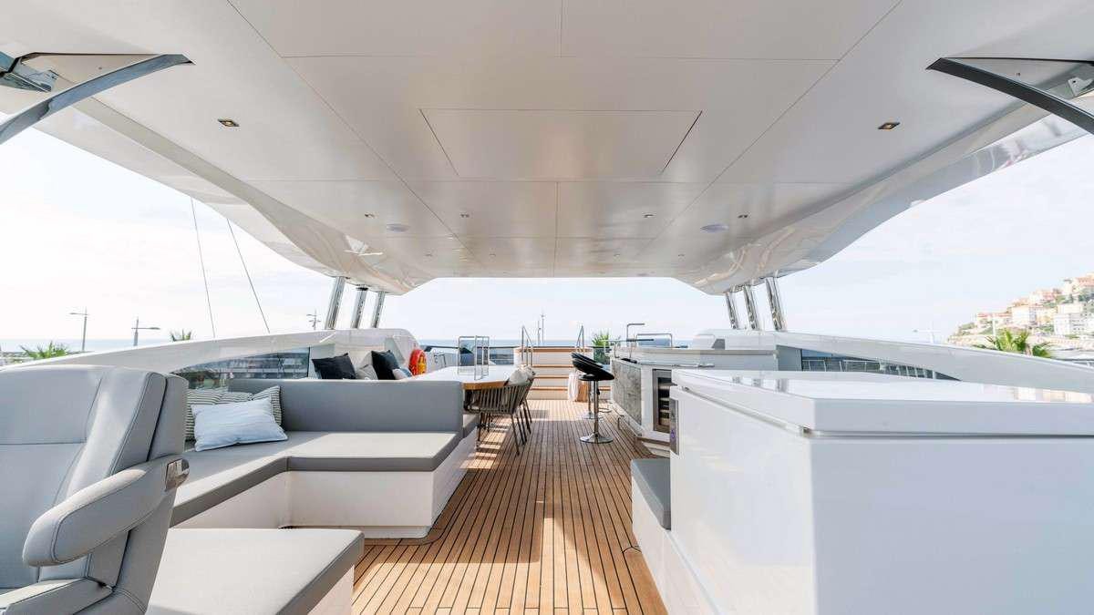 inside of a boat aboard LADY CAROLINE Yacht for Charter