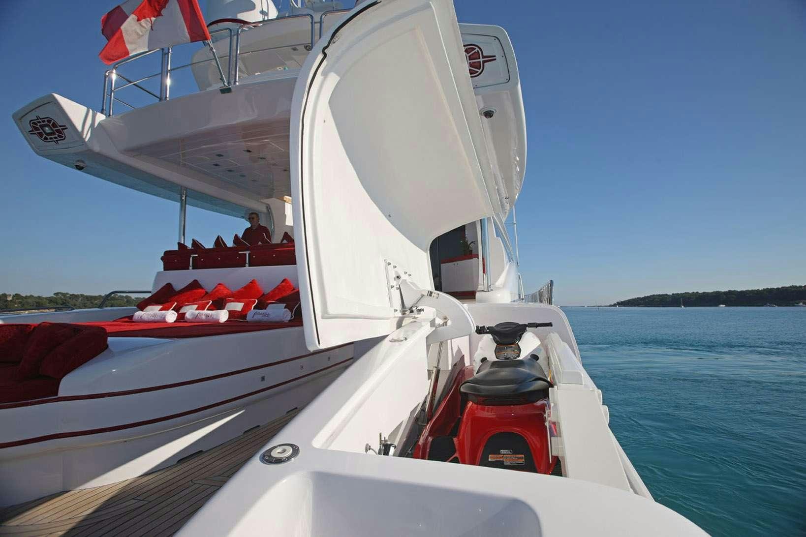 a boat on the water aboard HARMONIC WAVES Yacht for Charter