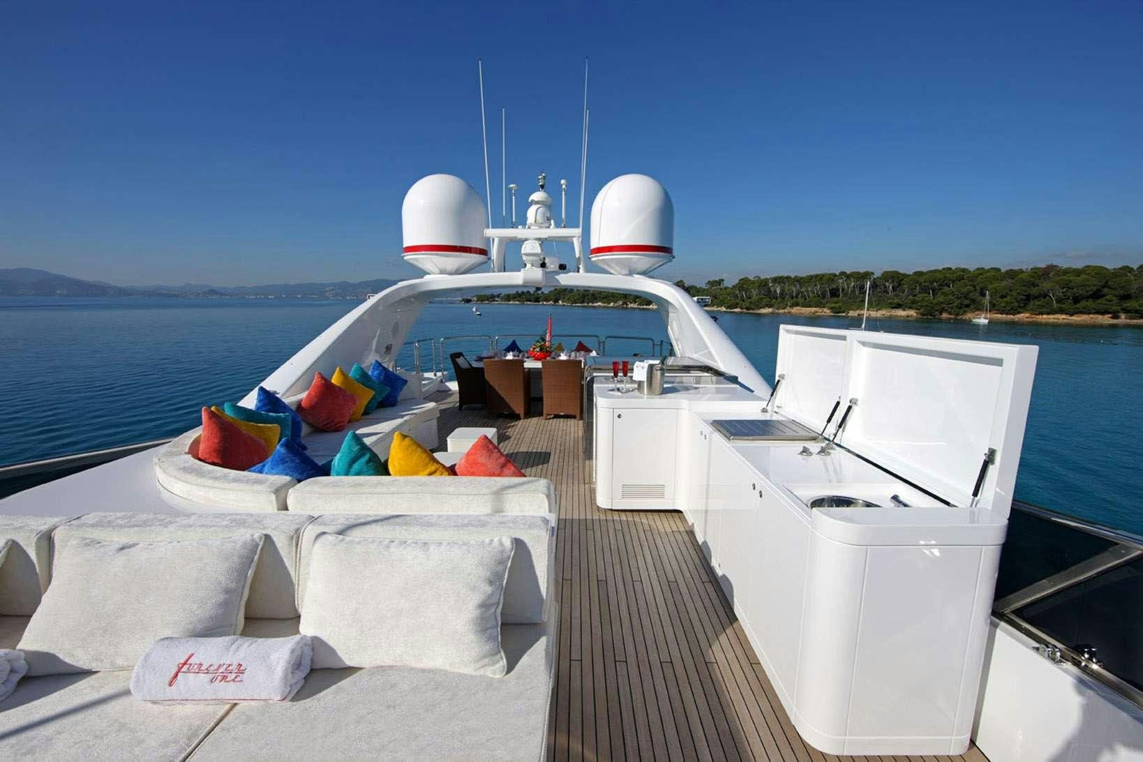 a boat on the water aboard HARMONIC WAVES Yacht for Charter
