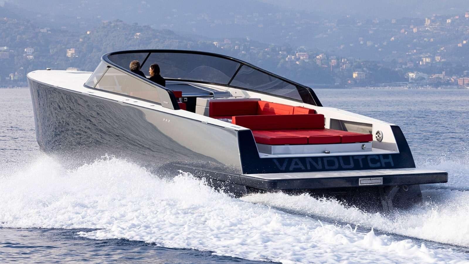 a boat on the water aboard 48 Van Dutch  Yacht for Charter