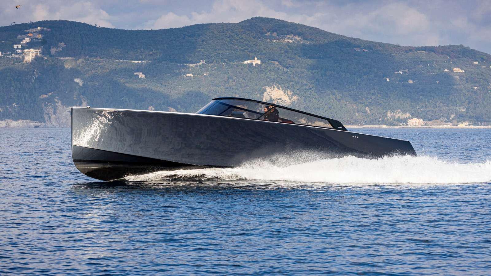 a boat in the water aboard 48 Van Dutch  Yacht for Charter