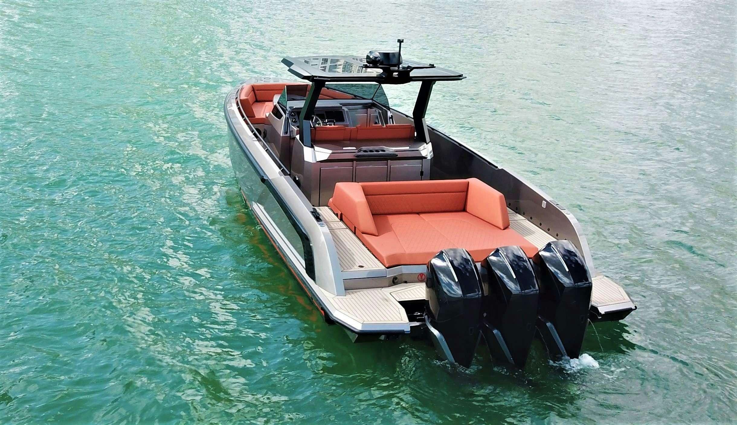 a boat on the water aboard Money Penny  Yacht for Charter