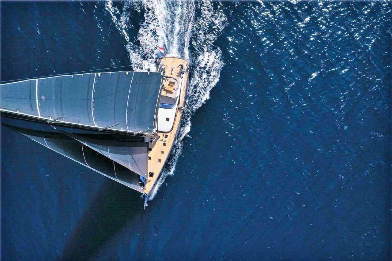 a satellite in space aboard MAOYA Yacht for Charter