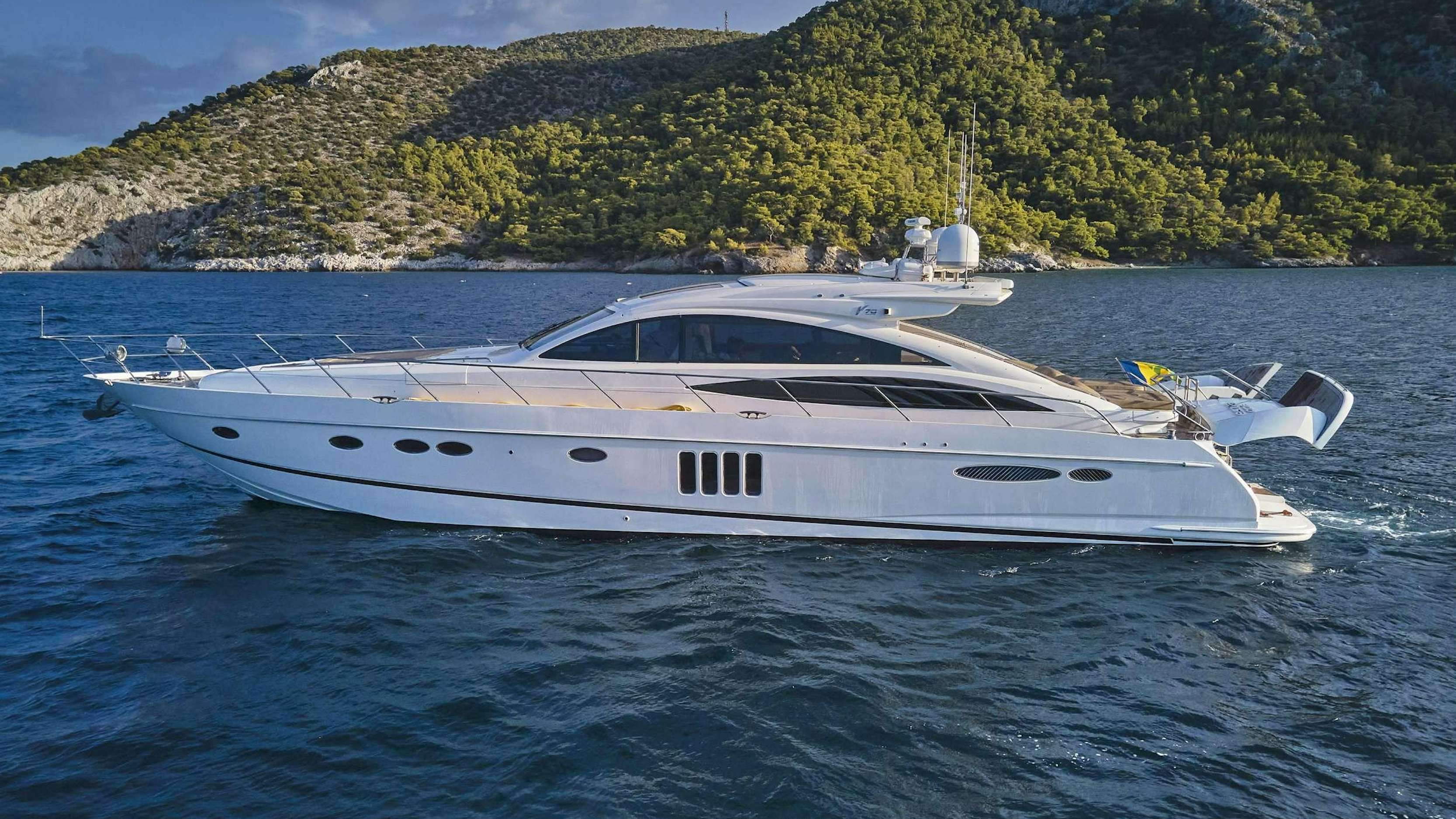 a boat on the water aboard ESTIA ONE Yacht for Charter