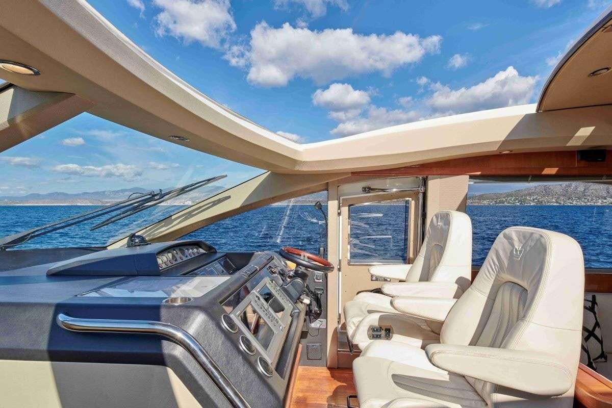 the inside of a boat aboard ESTIA ONE Yacht for Charter