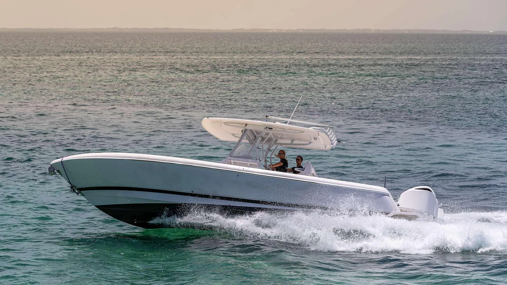 a boat in the water aboard KASHMIR Yacht for Charter