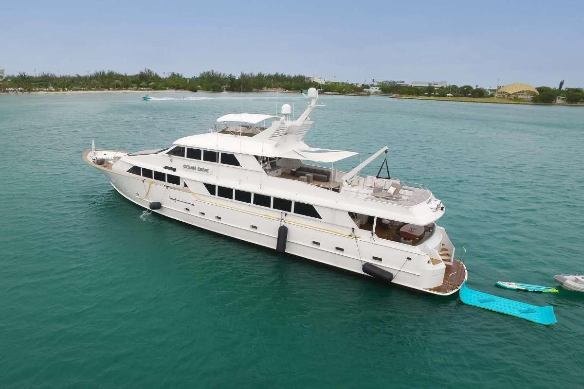 a boat in the water aboard OCEAN DRIVE Yacht for Charter