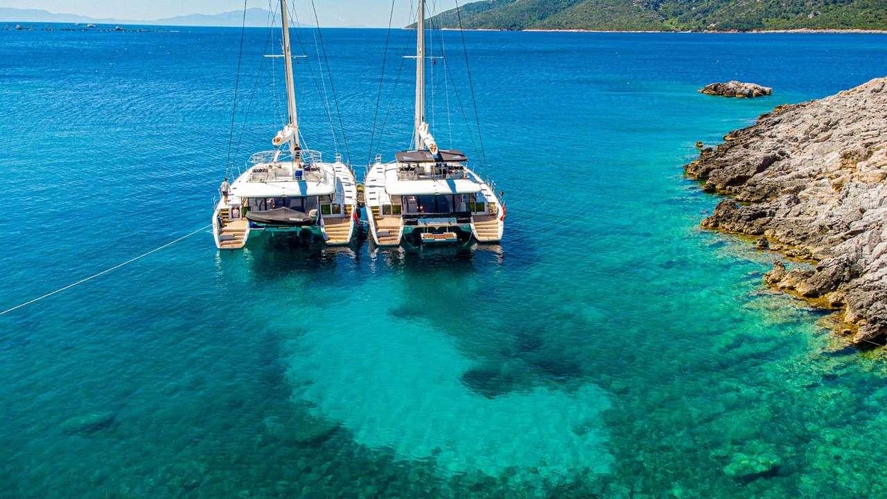 boats on the water aboard MERIDIAN ADVENTURE Yacht for Charter