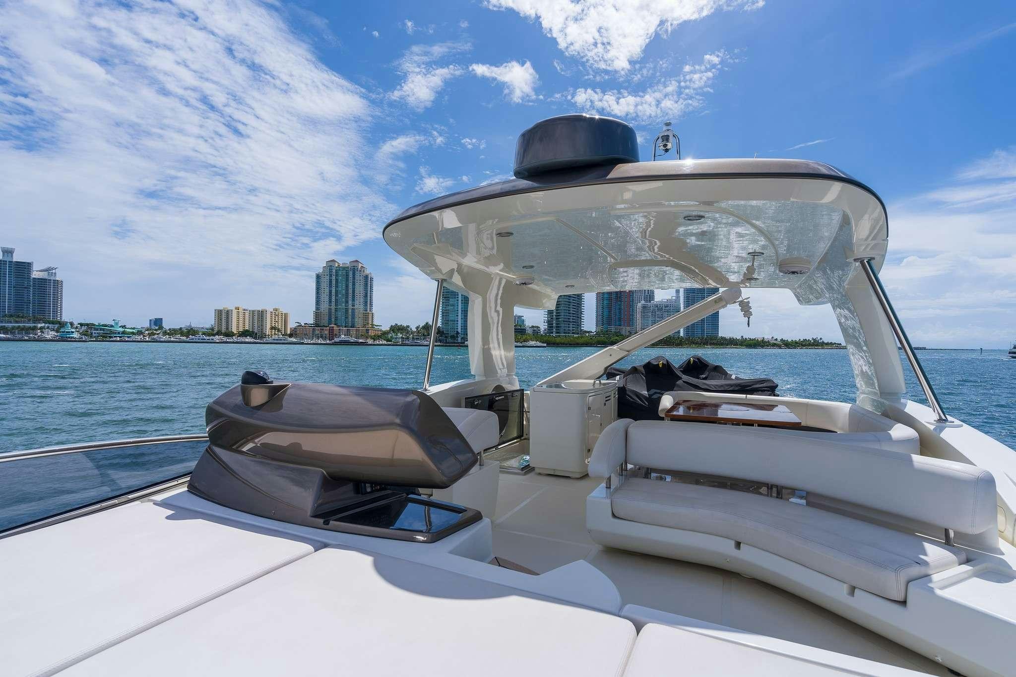 a boat on the water aboard M3 Yacht for Charter