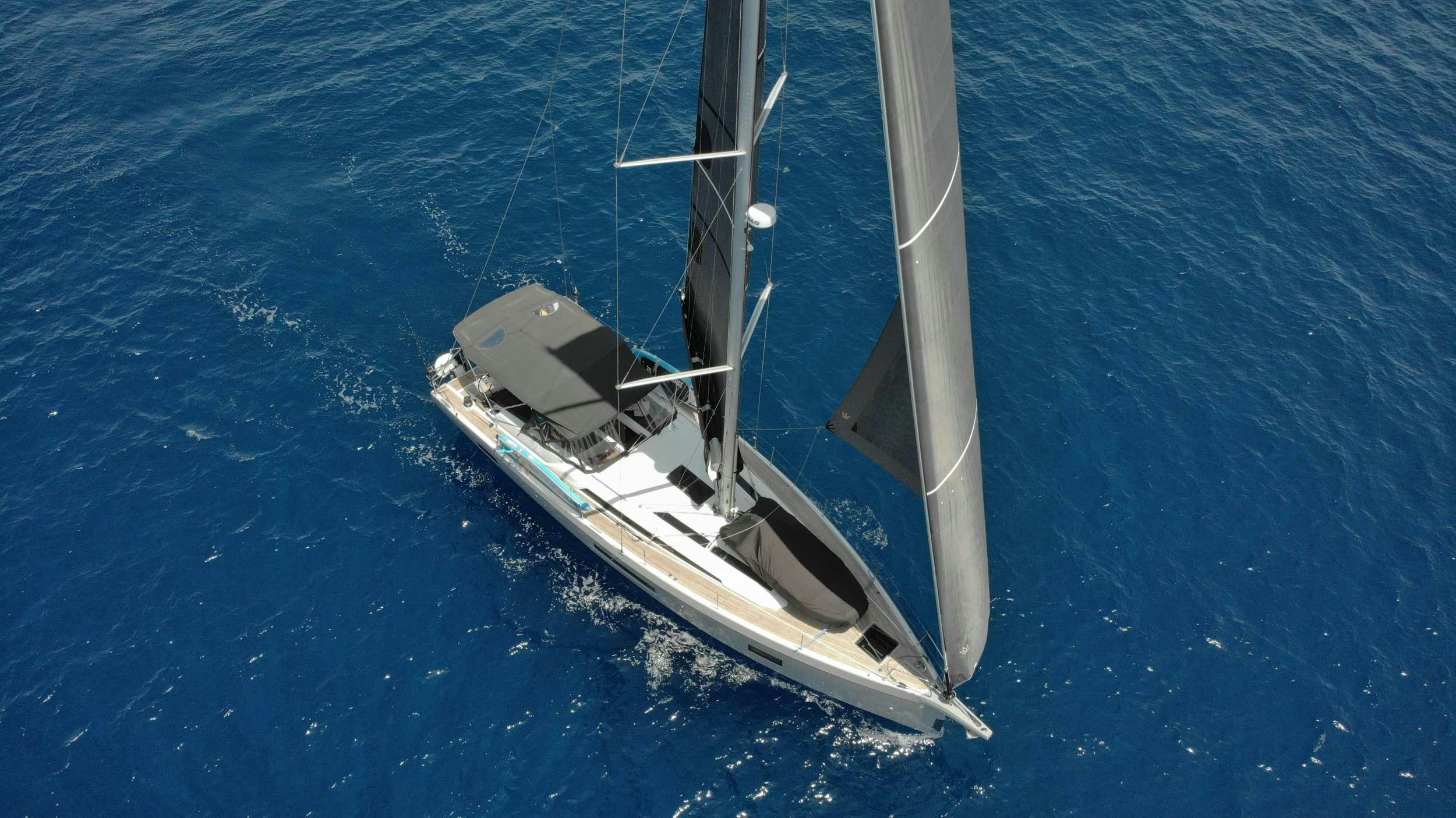 a boat in the water aboard MIO SHI Yacht for Charter