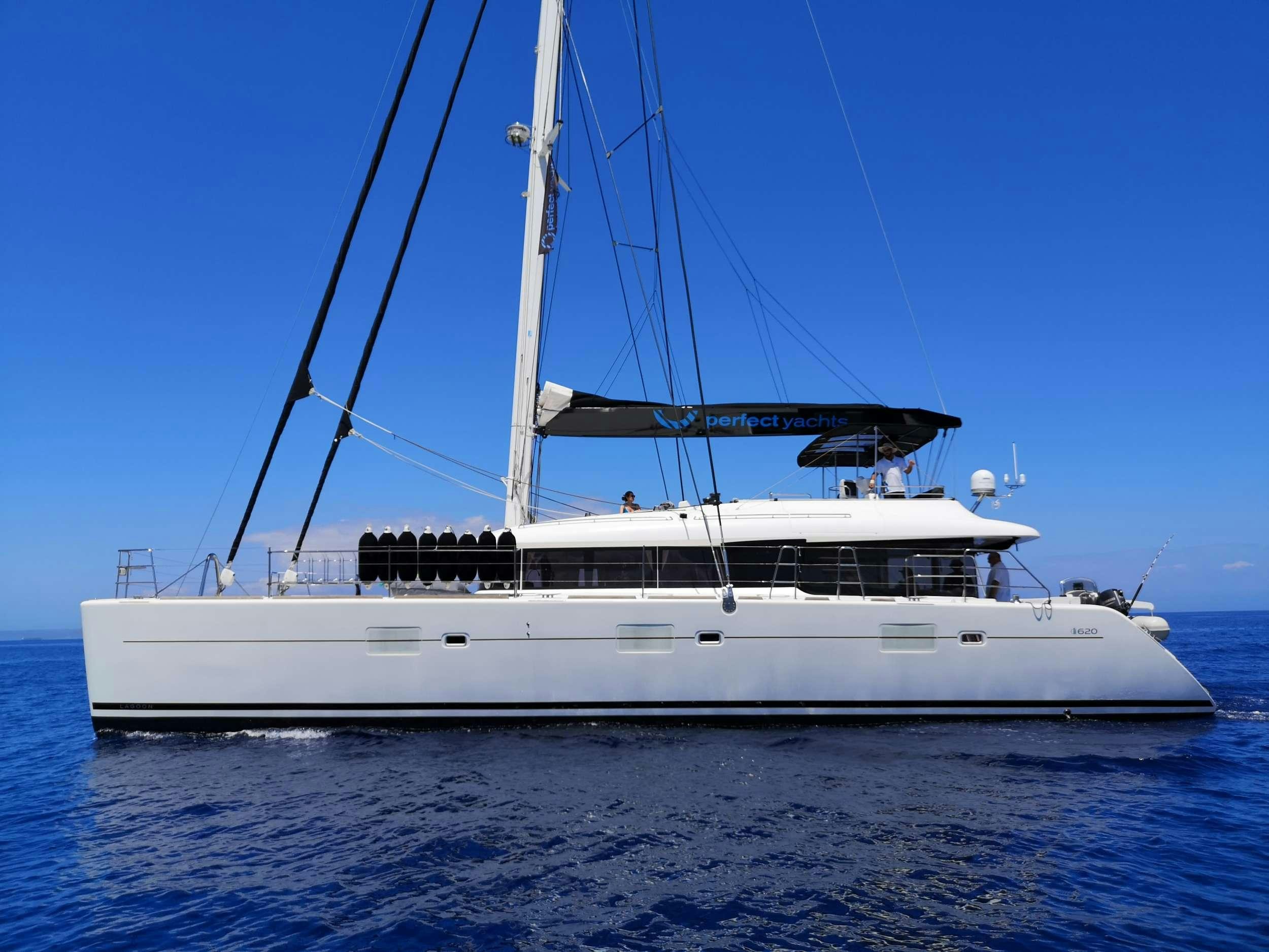 a boat on the water aboard JARANA Yacht for Charter