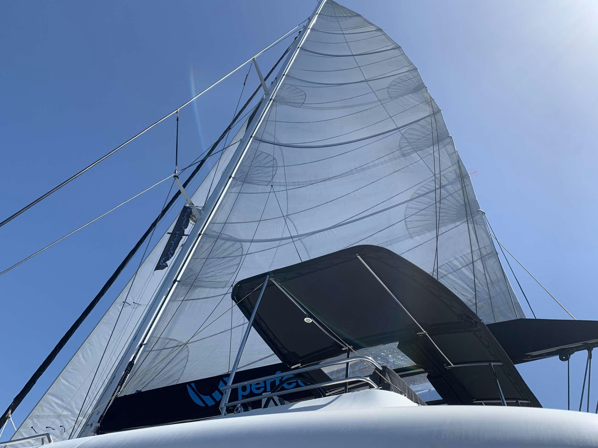 a sailboat on the water aboard JARANA Yacht for Charter