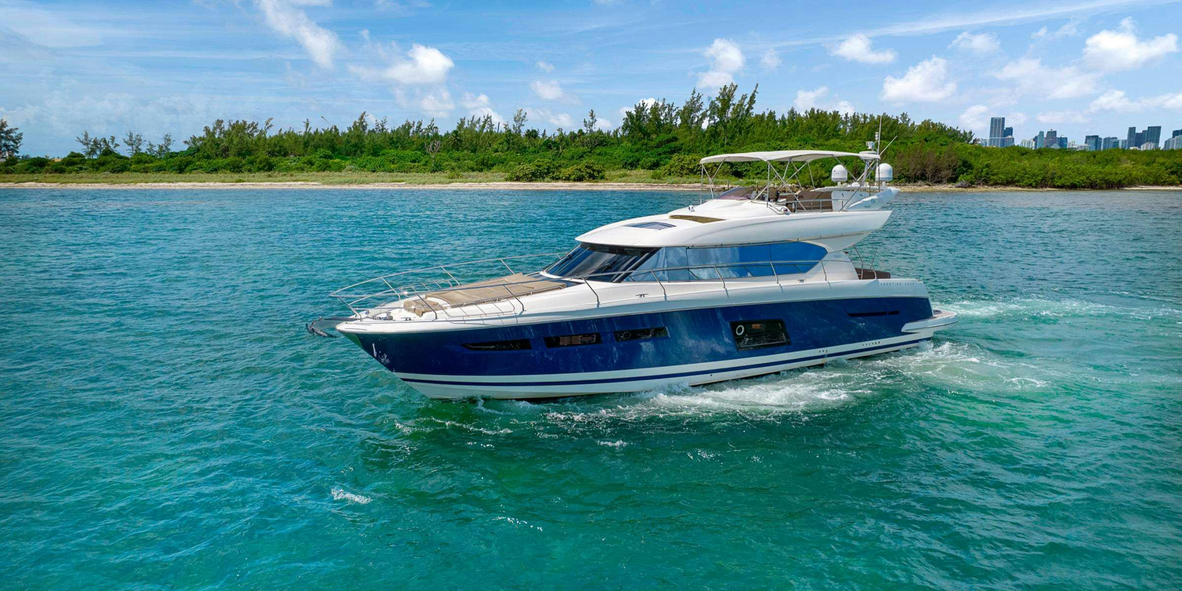 a boat in the water aboard Legacy Yacht for Charter
