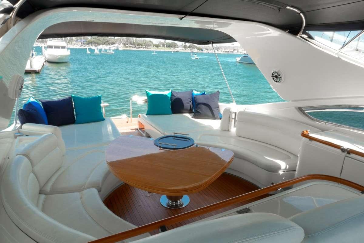 a boat on the water aboard EXPRESSO Yacht for Charter