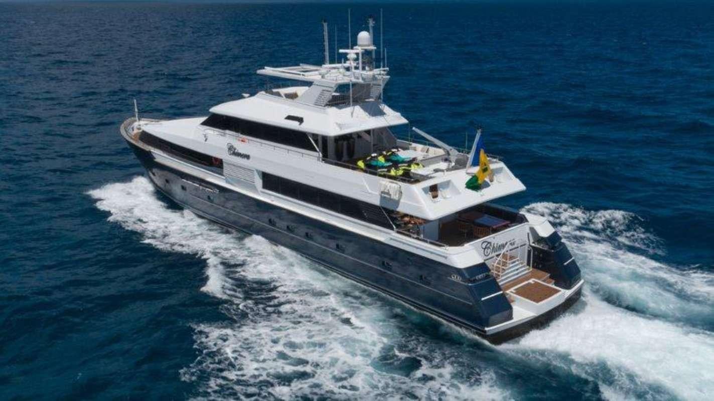 a ship on the water aboard QUANTUM Yacht for Charter