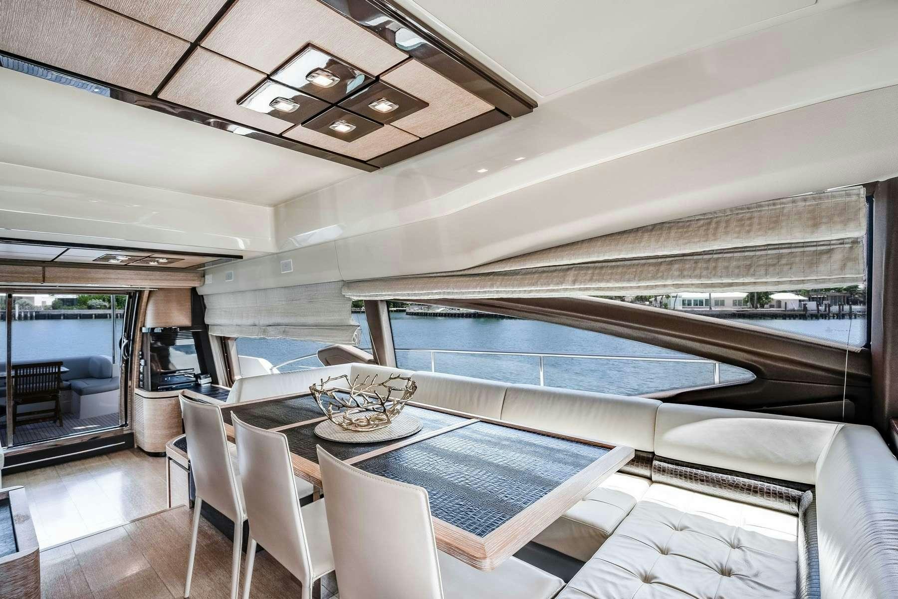 a large room with a pool aboard DAYS LIKE THIS Yacht for Charter