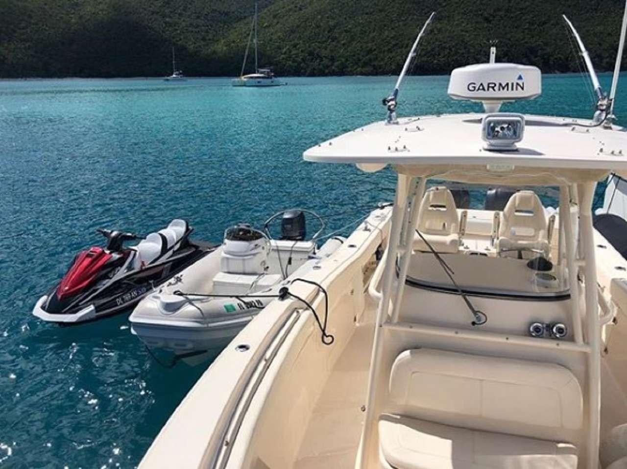 a boat on the water aboard CYNDERELLA Yacht for Charter