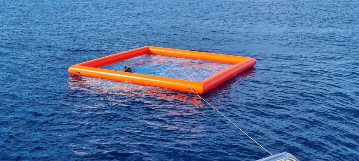 a paddle on a boat aboard Celine Yacht for Charter