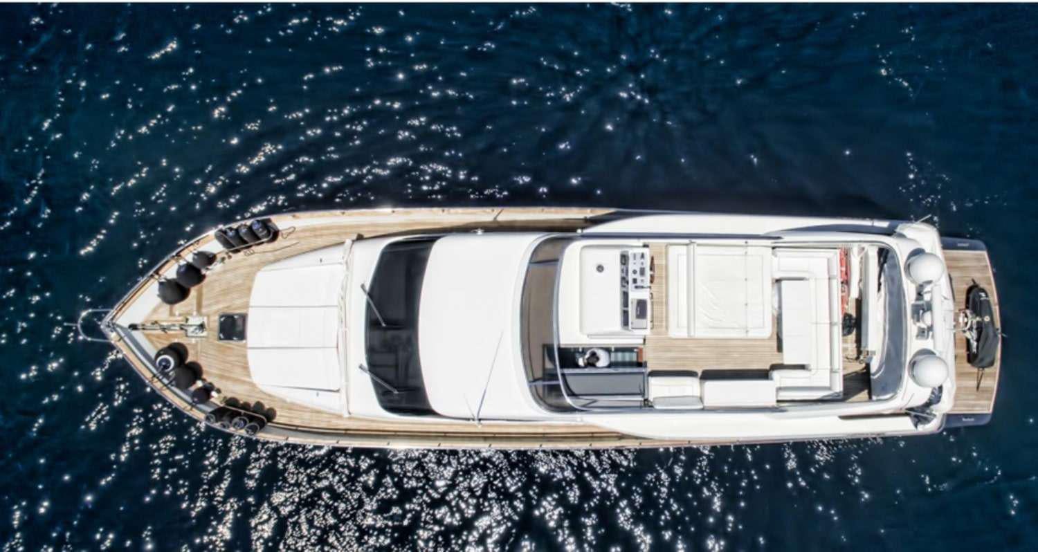 a space ship in space aboard RESILIENCE Yacht for Charter