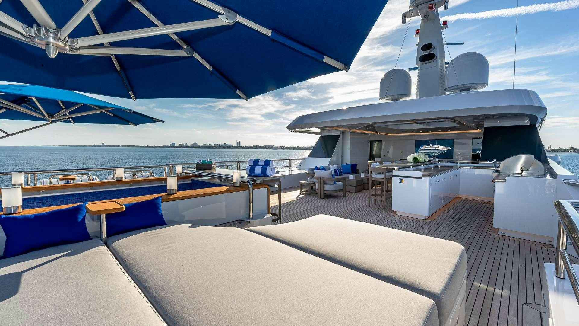 a boat on the water aboard TOP FIVE II Yacht for Charter