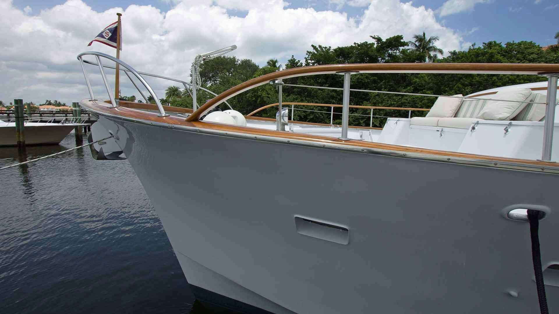 a boat on the water aboard KOALA Yacht for Charter