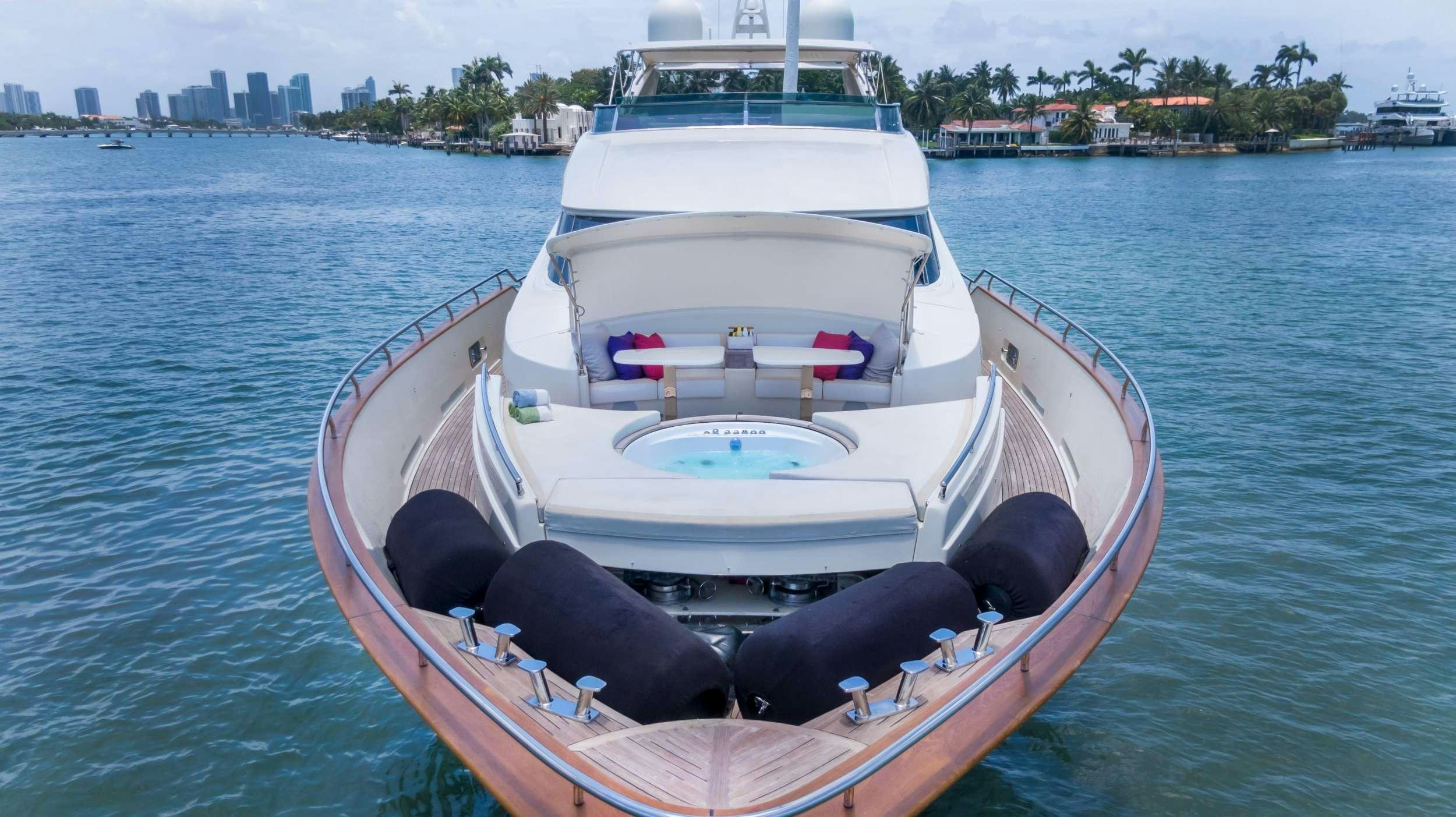 a boat on the water aboard CASUAL Yacht for Charter
