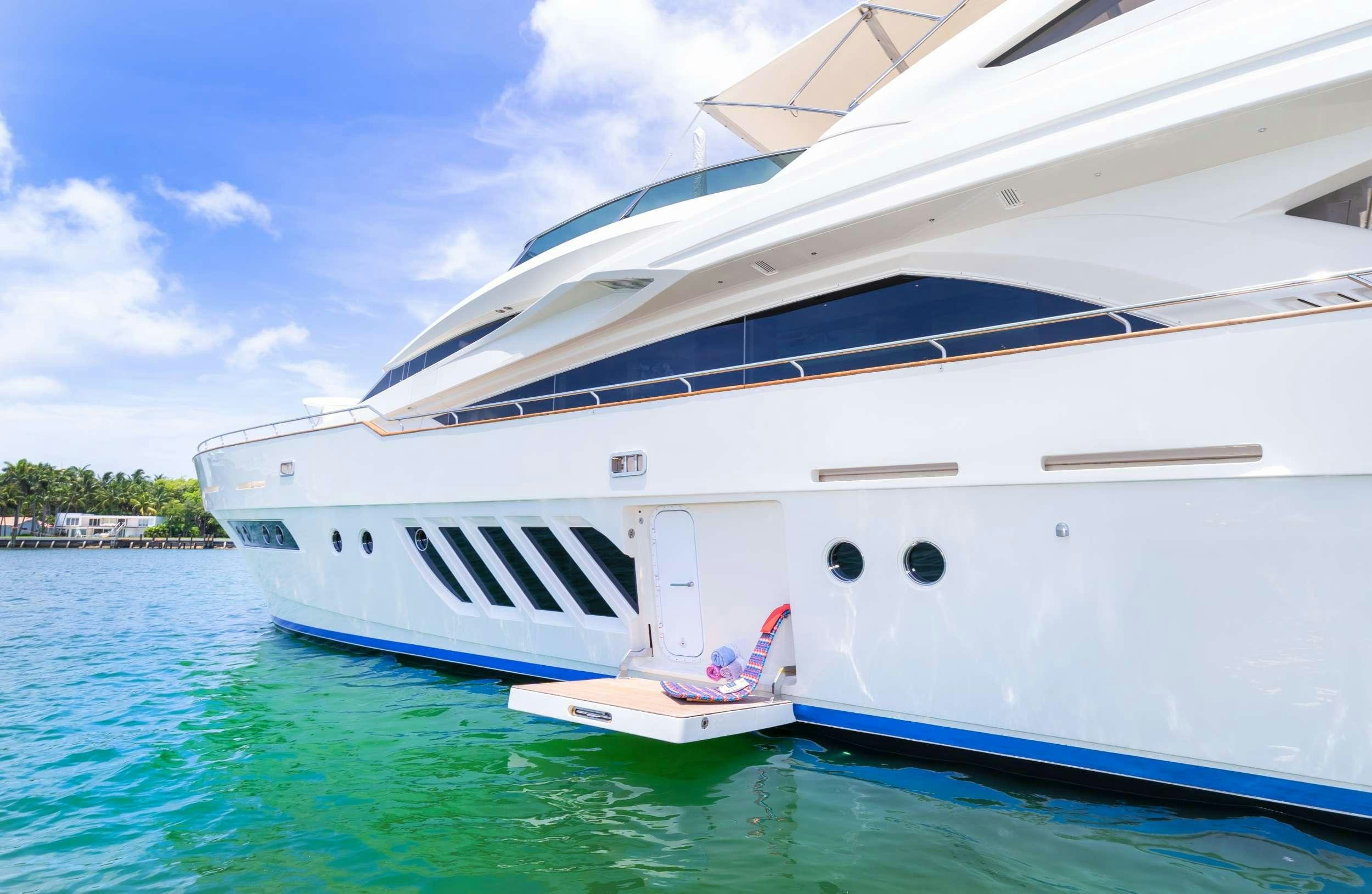 a boat in the water aboard CASUAL Yacht for Charter
