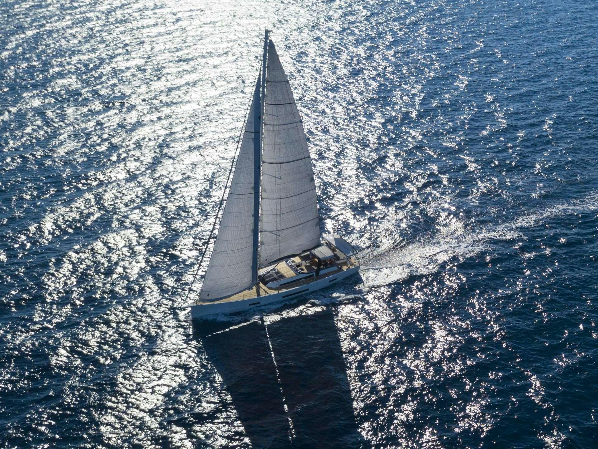 a sailboat on the water aboard SOPHIA Yacht for Charter