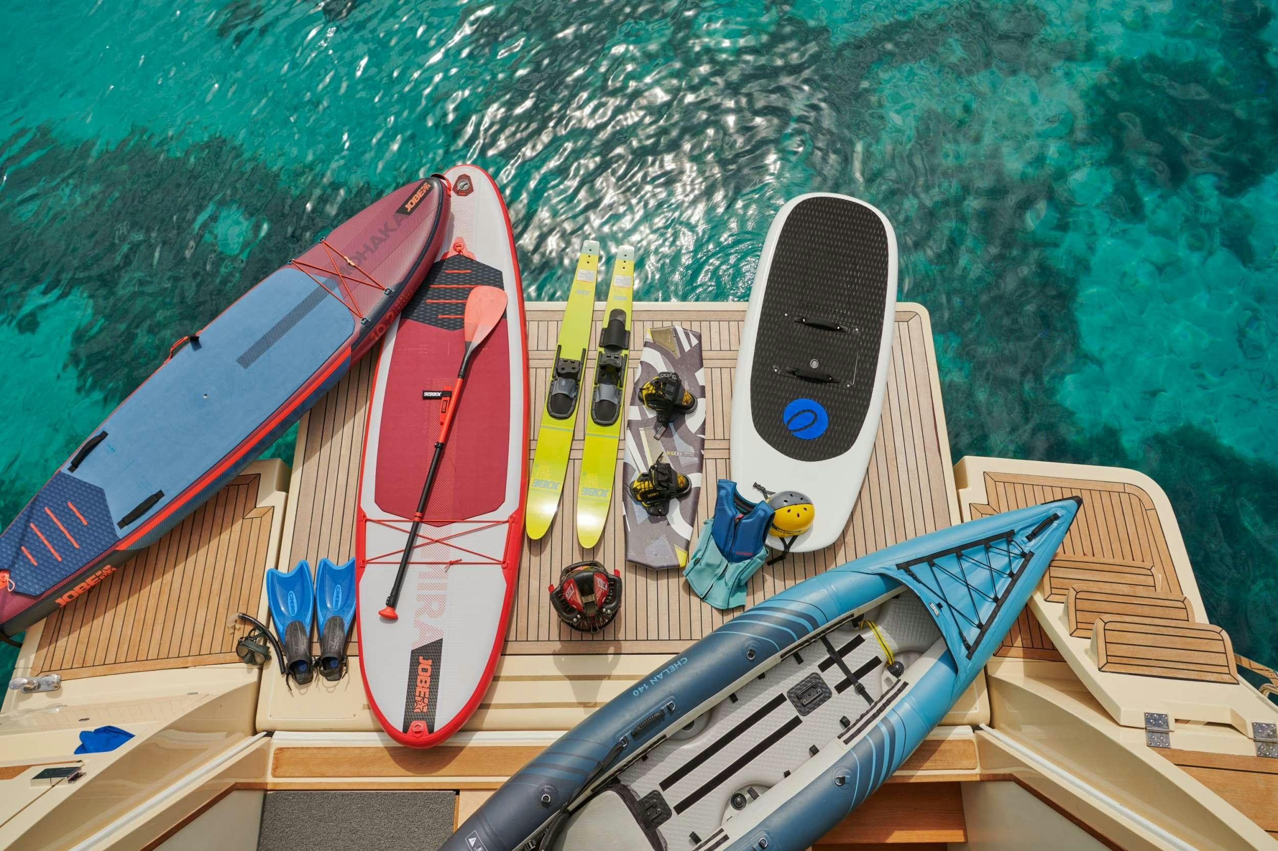 a group of airplanes flying over a city aboard FRIEND'S BOAT Yacht for Charter