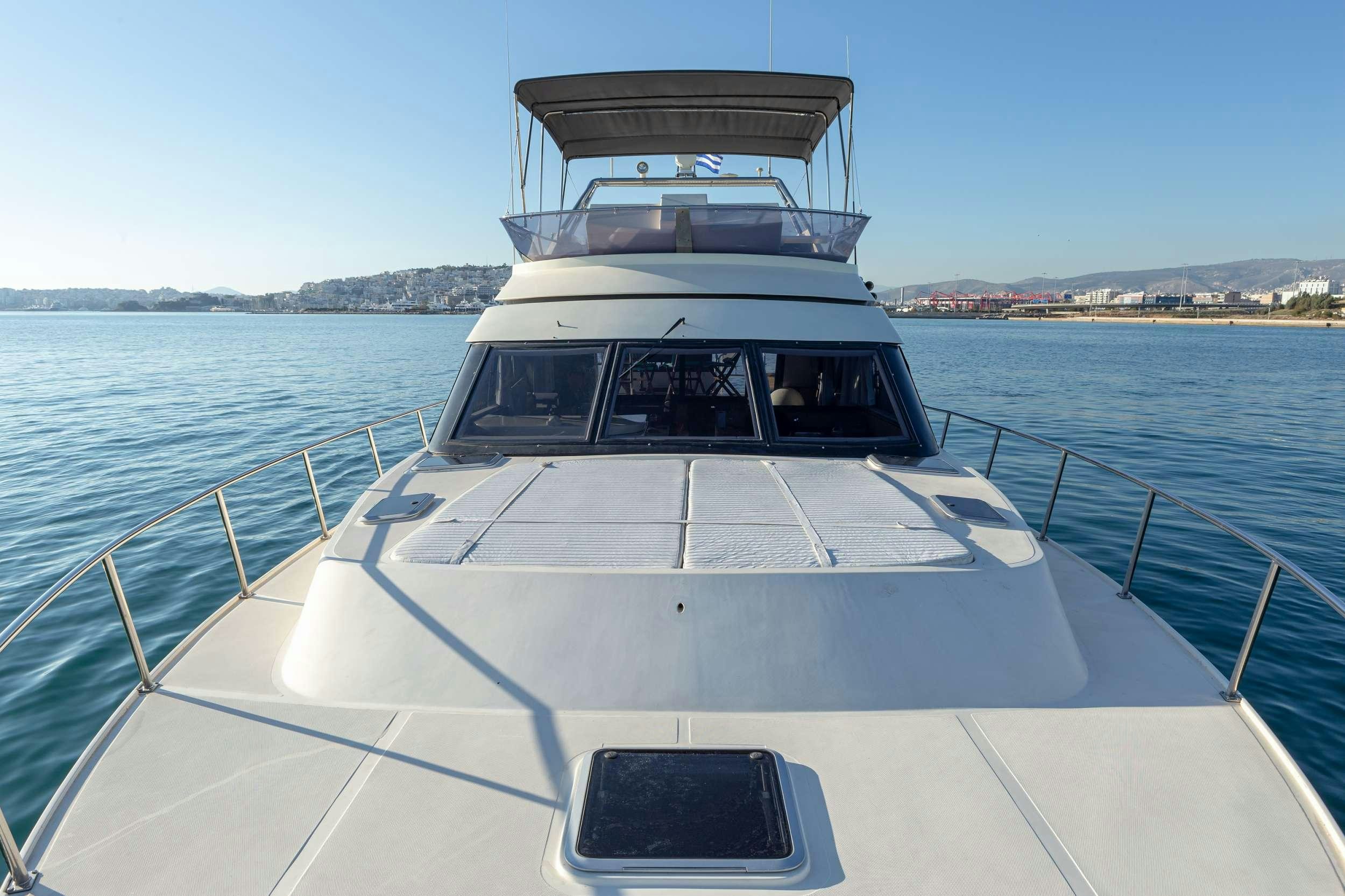 a boat on the water aboard Marios L Yacht for Charter