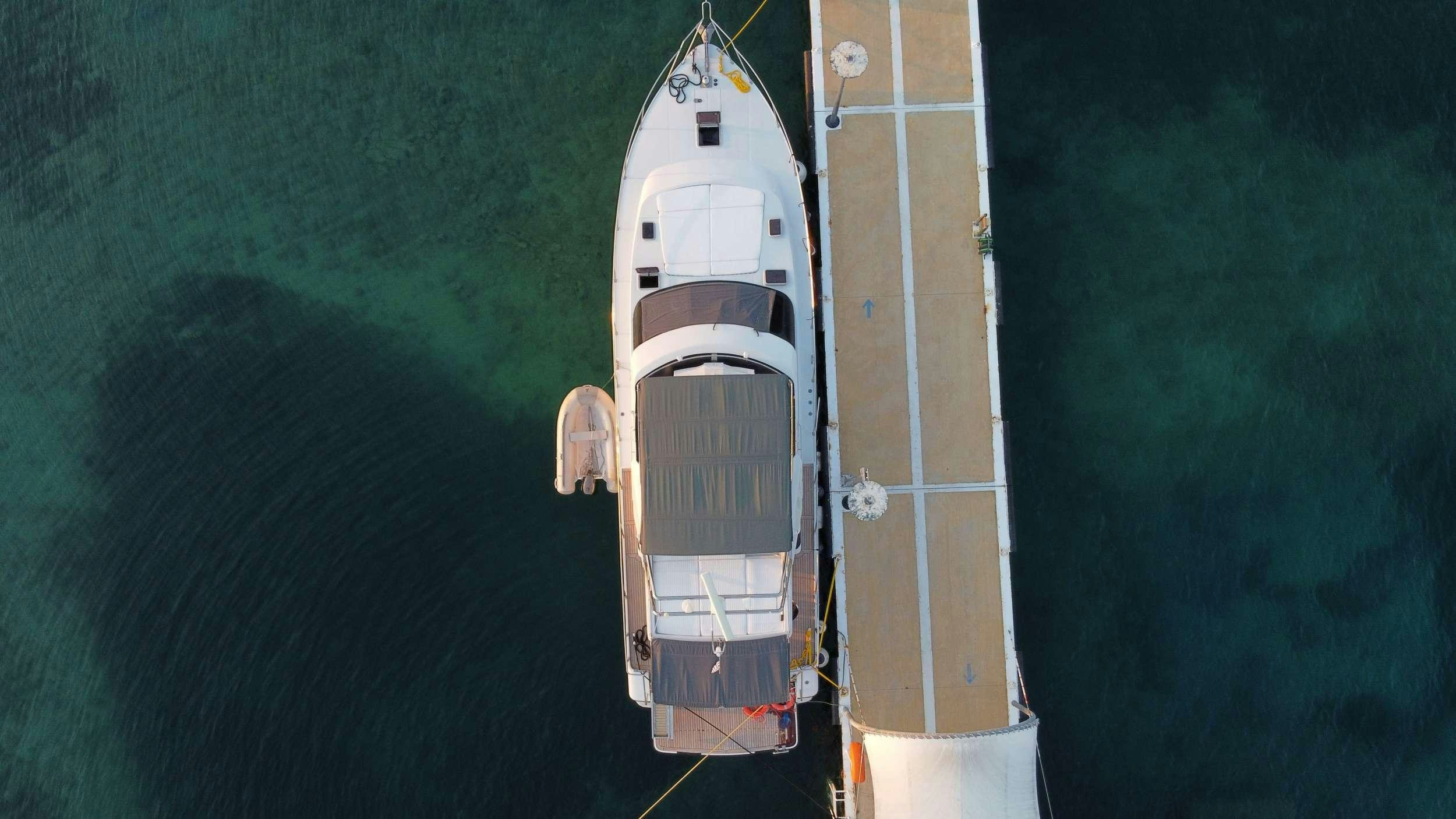a boat on the water aboard Marios L Yacht for Charter