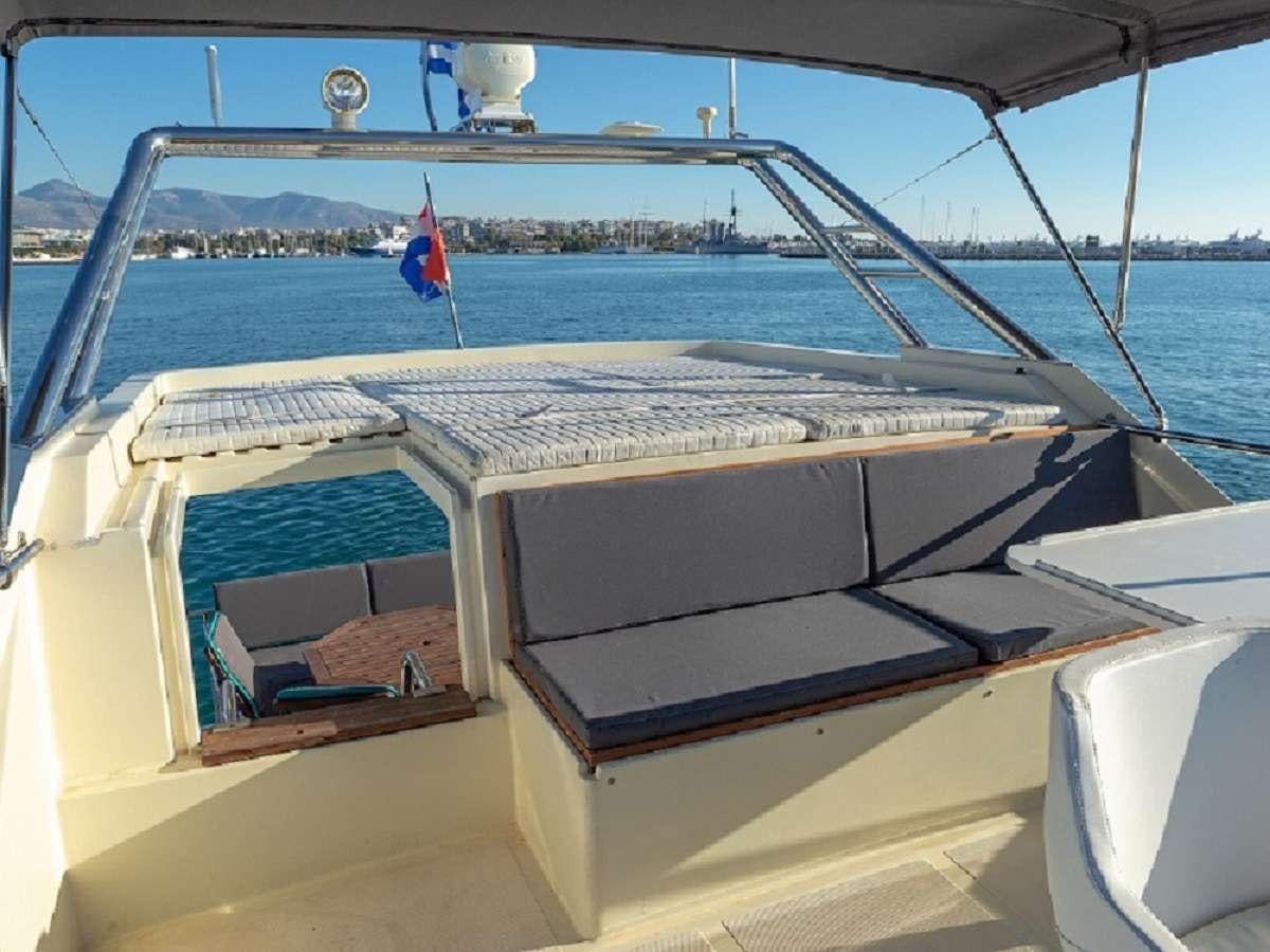 a boat on the water aboard Marios L Yacht for Charter