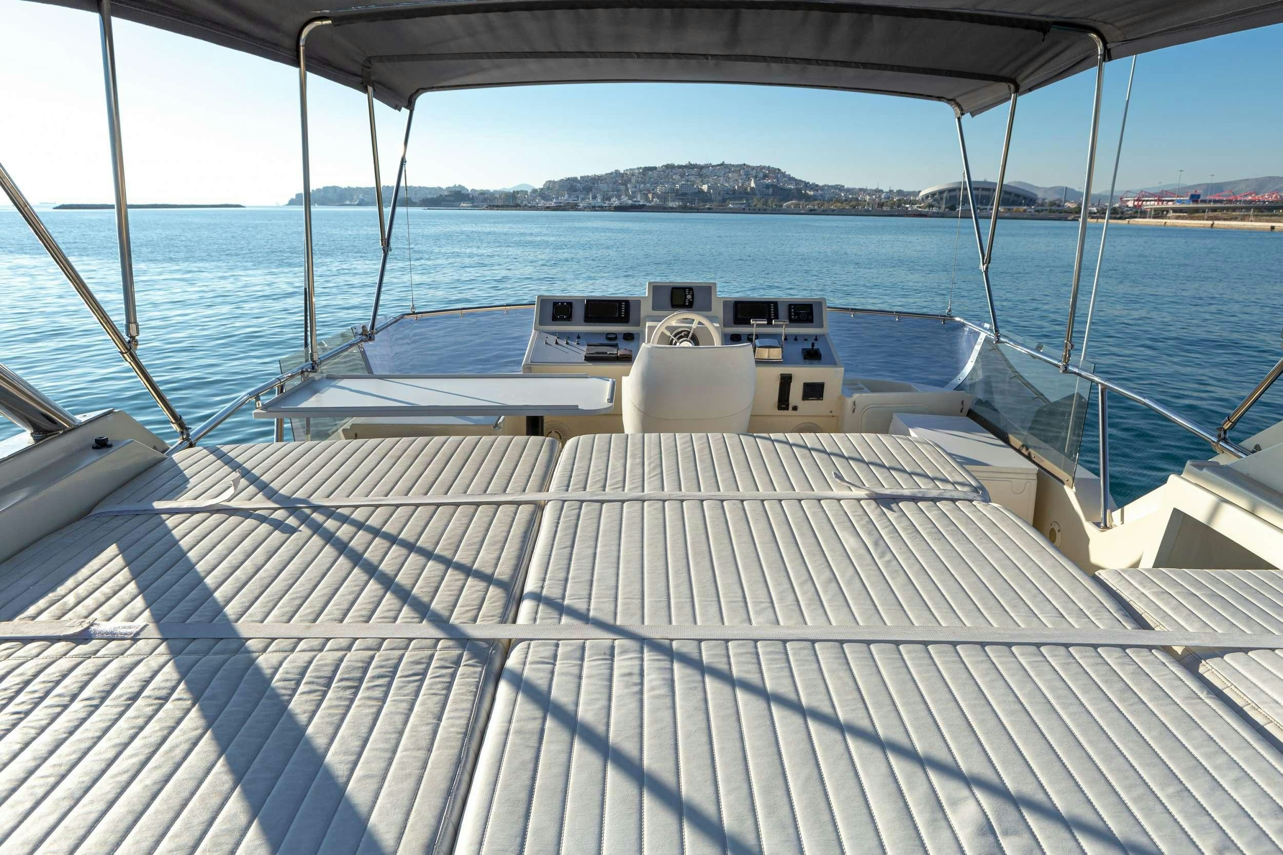 a boat on the water aboard Marios L Yacht for Charter