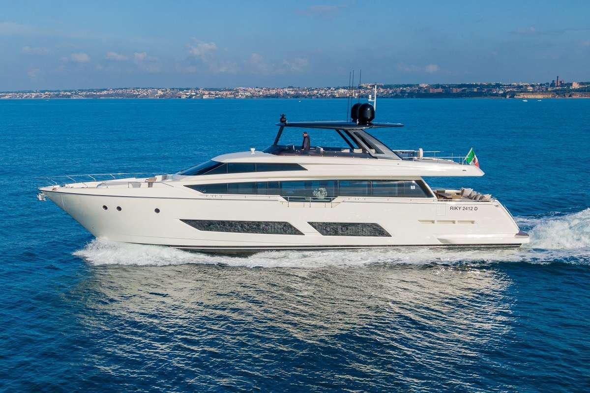 a white yacht in the water aboard YEMAJA Yacht for Charter