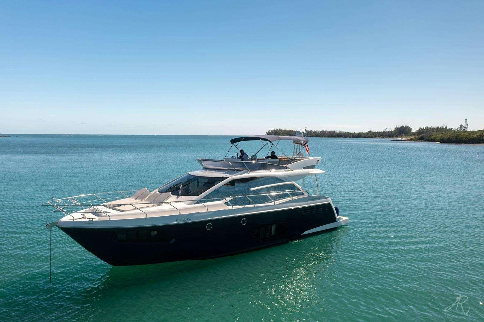 a boat in the water aboard TWO Yacht for Charter
