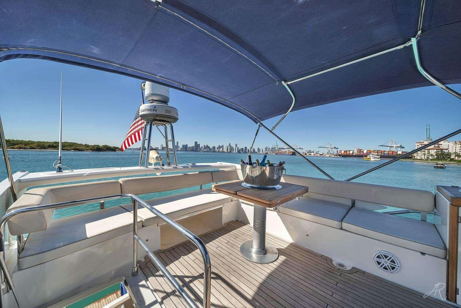 a boat on the water aboard TWO Yacht for Charter