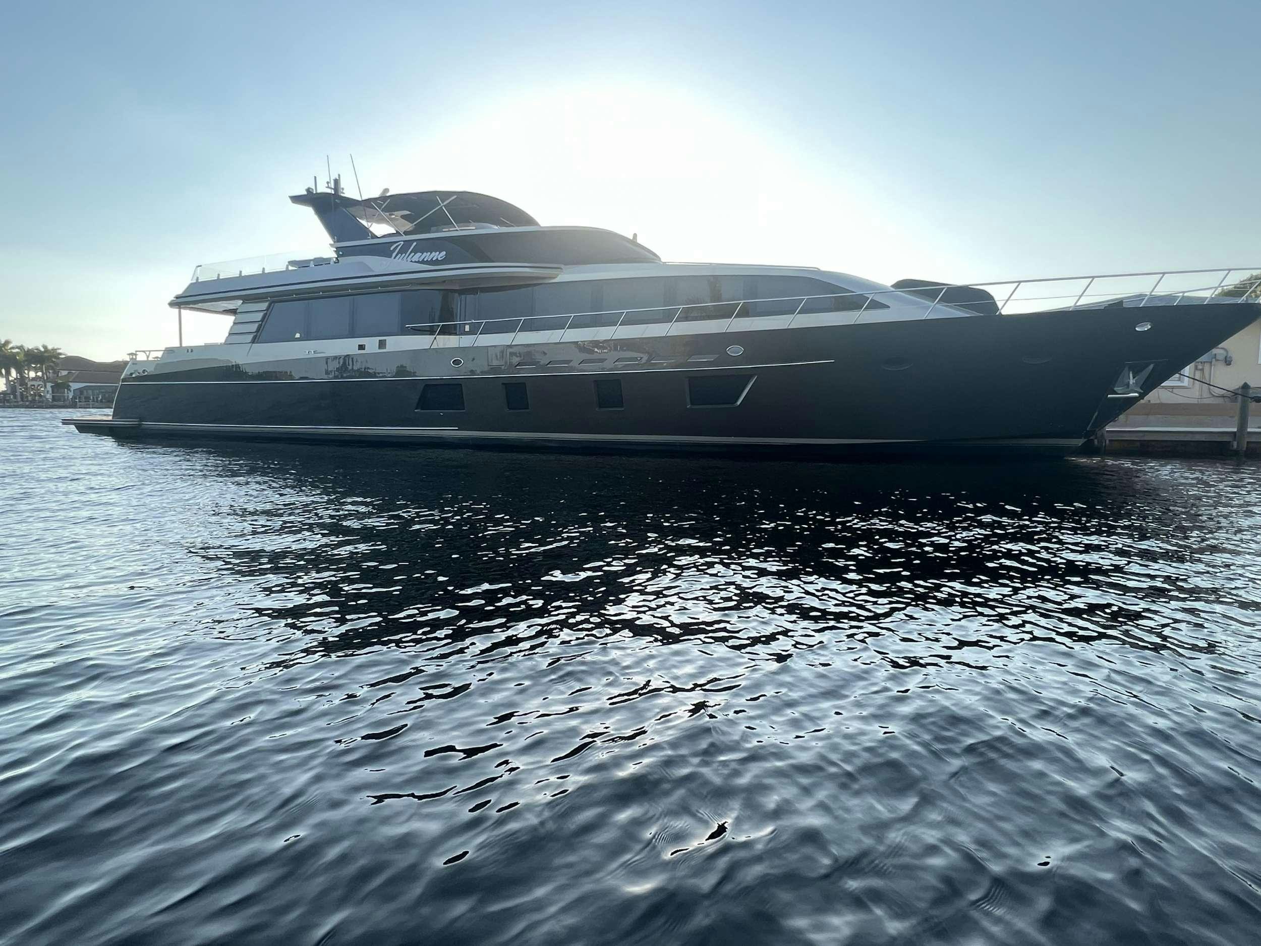 a boat on the water aboard JULIANNE Yacht for Charter