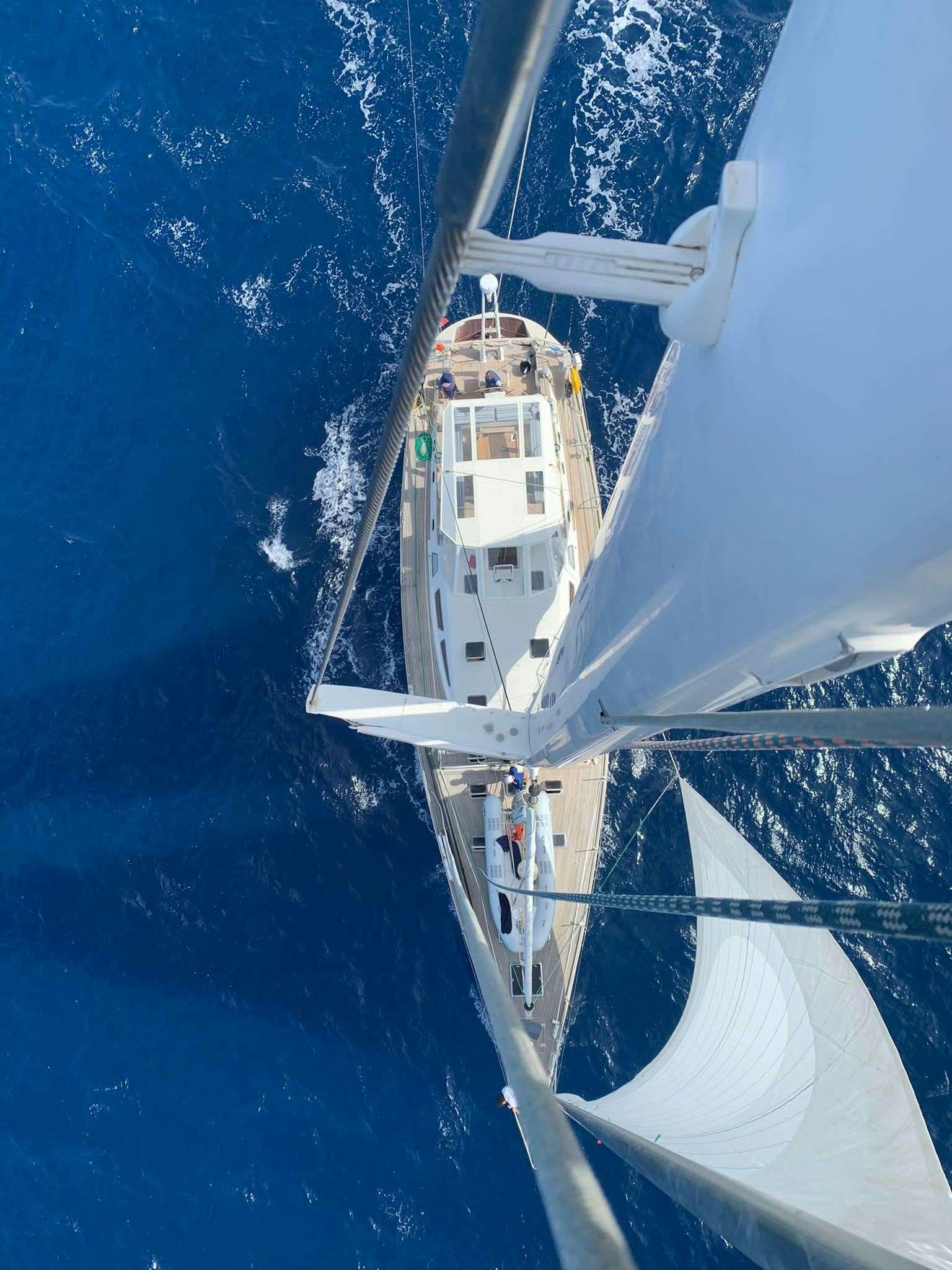 a space shuttle in space aboard TANANA Yacht for Charter