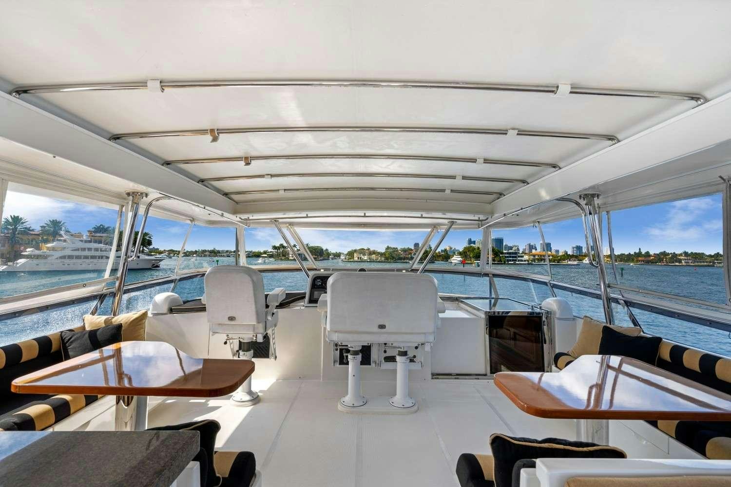 inside of a boat aboard SEAS TO SEE Yacht for Charter