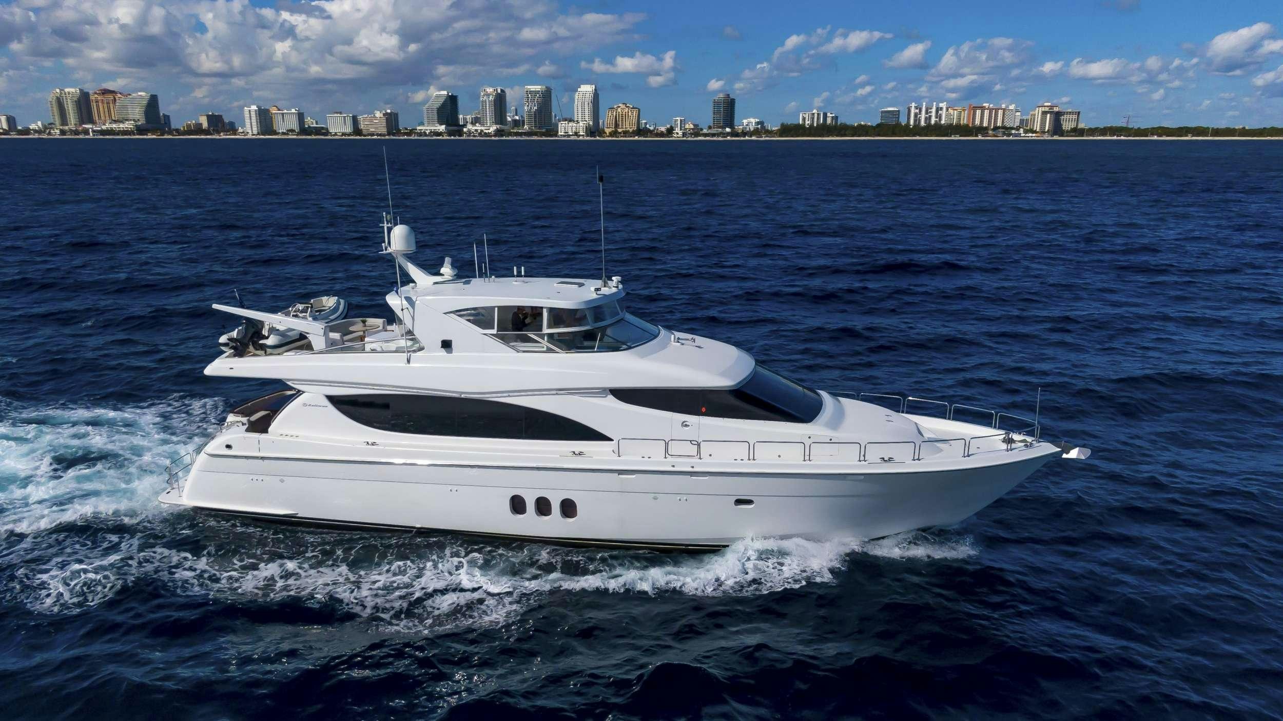 a white yacht in the water aboard GALLOPIN Yacht for Charter